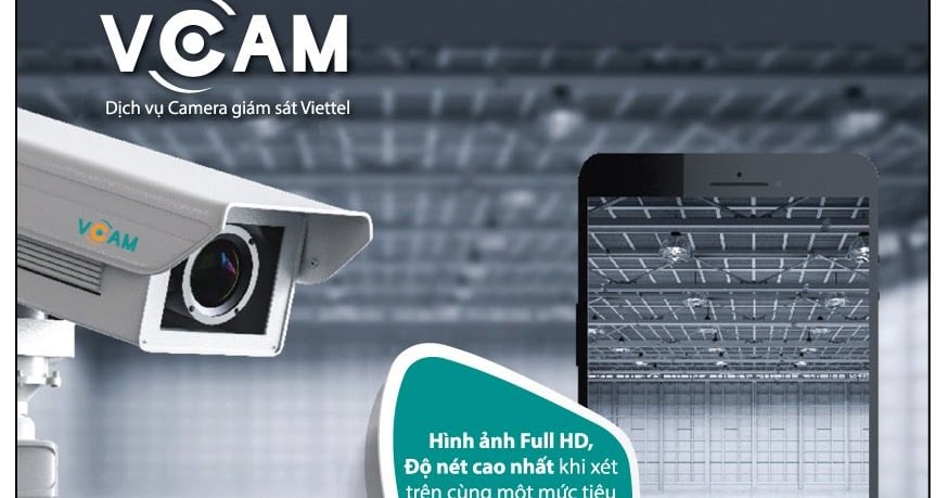 Vcam Viettel thân trụ ngoài trời