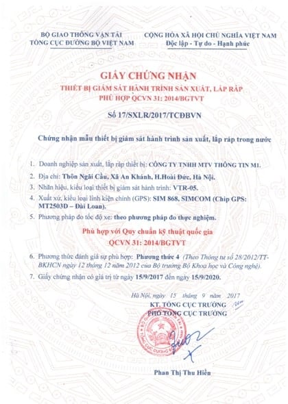 giấy chứng nhậy hợp chuẩn vtracking thủ đức giấy chứng nhậy hợp chuẩn vtracking thủ đức