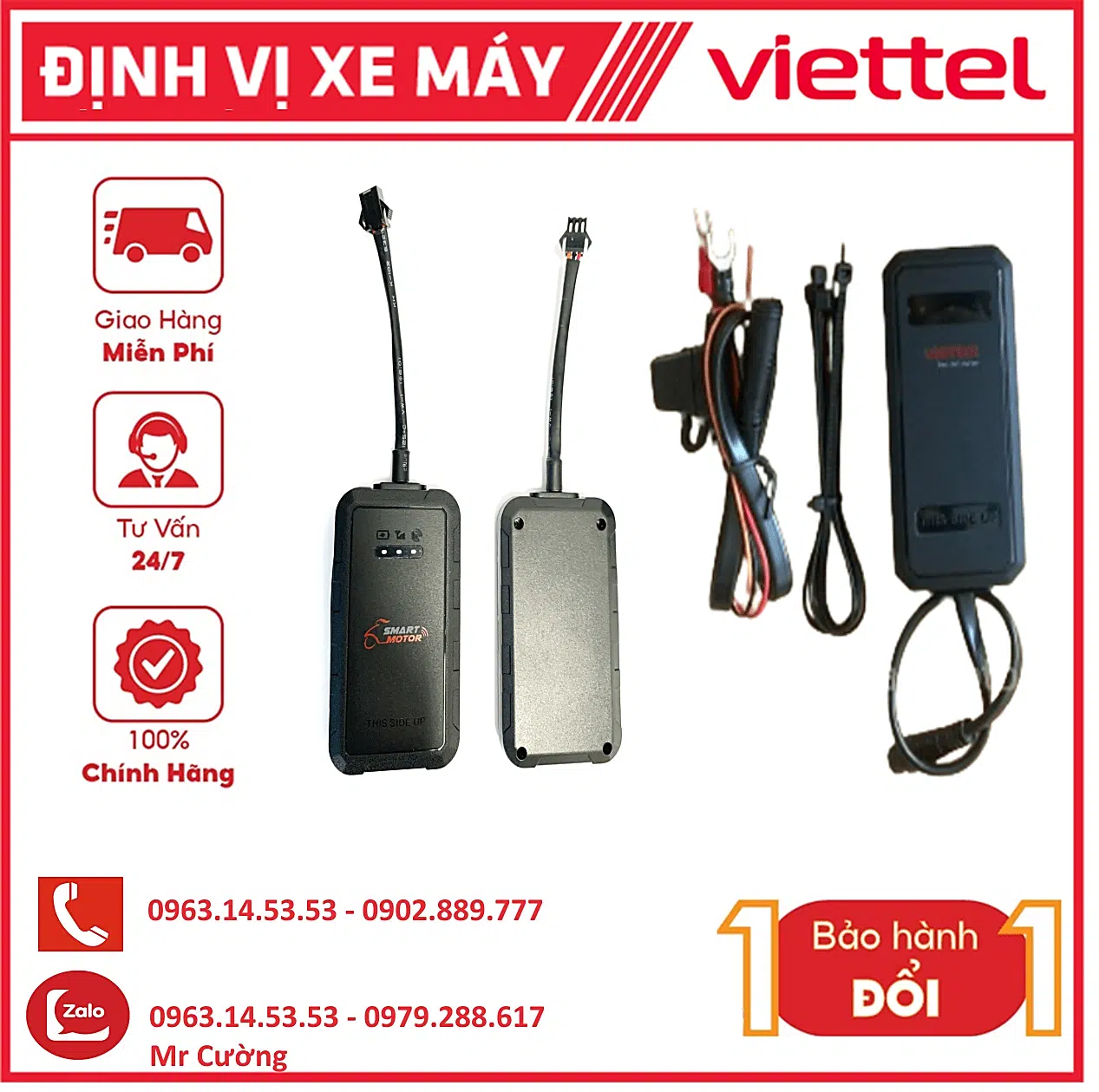 định vị xe máy Viettel