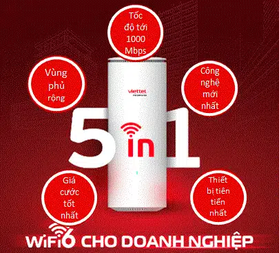 Tốc độ siêu khủng Gigabit của gói internet doanh nghiệp Wifi 6 Viettel