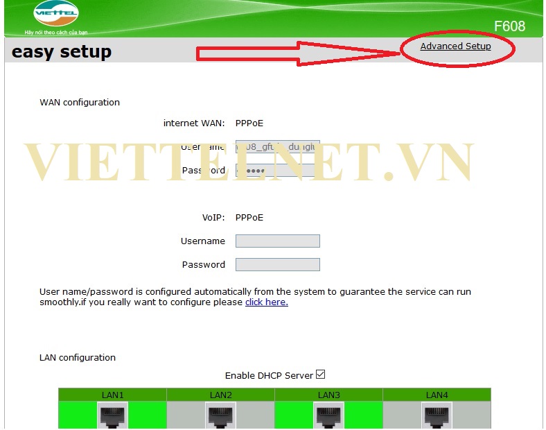 192.168.1.1 - Đăng Nhập Quản Lý đổi mật khẩu Modem Wifi Viettel (change Pass Wifi)