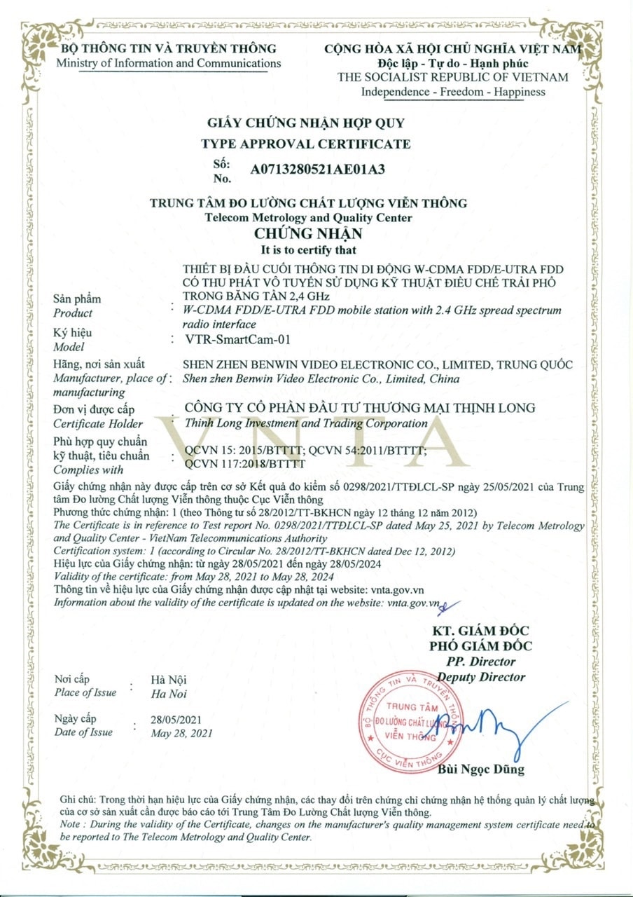 chứng nhận hợp quy của Bộ Truyền thông Thông tin của nghị định 10/2020/NĐ-CP