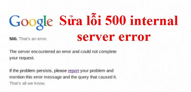 Tải lại trang web để khắc phục lỗi 500 Internal Server Error