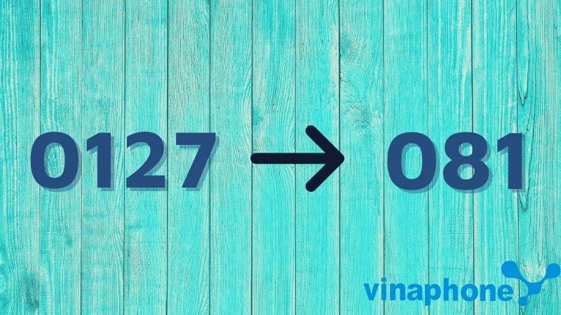 Đầu số 0127 của nhà mạng Vinaphone đổi thành đầu số 081