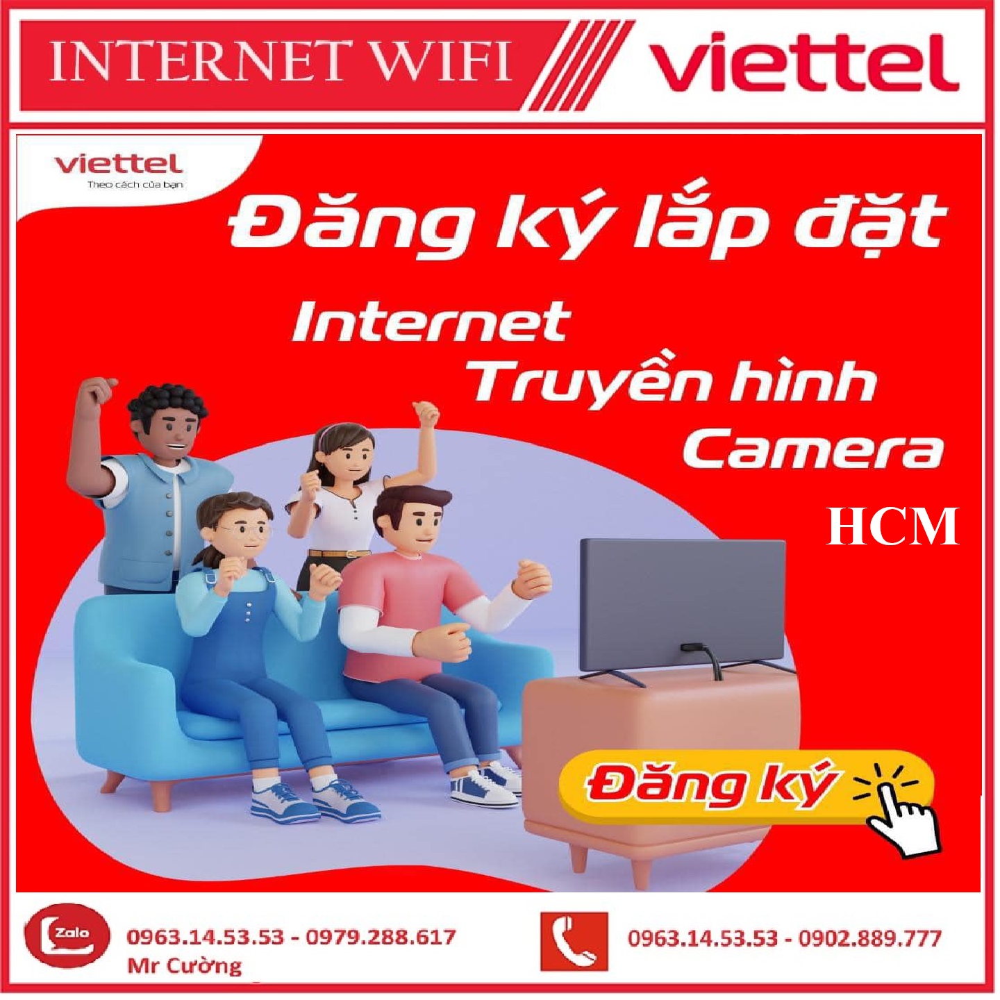 đăng ký internet VIETTEL HCM