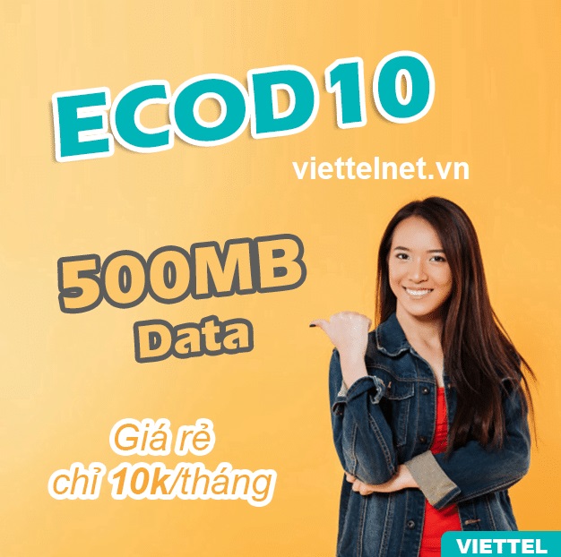 Gói cước ECOD10 Viettel