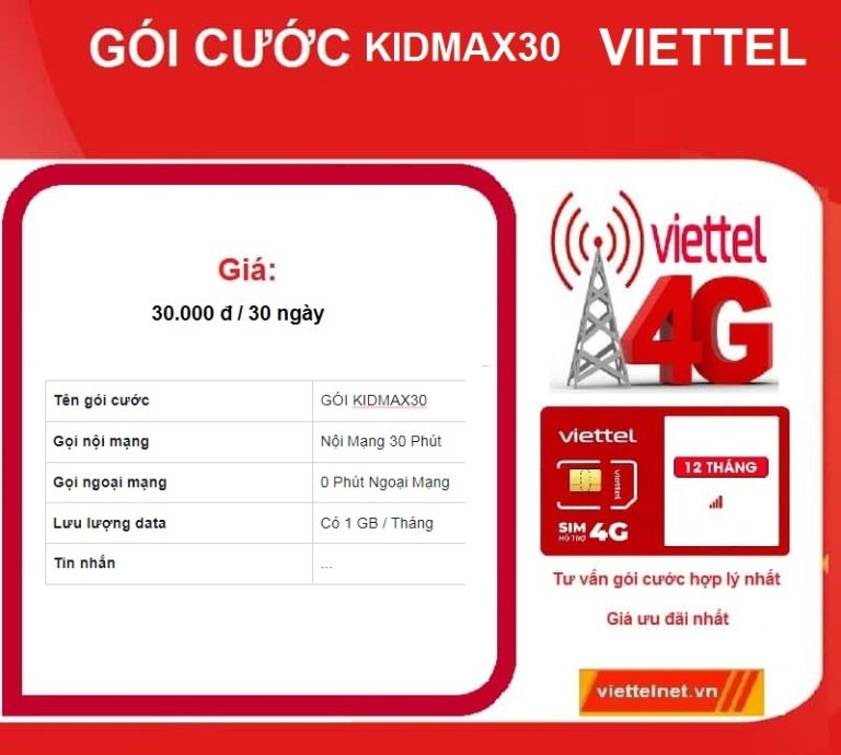 GÓI KIDMAX30