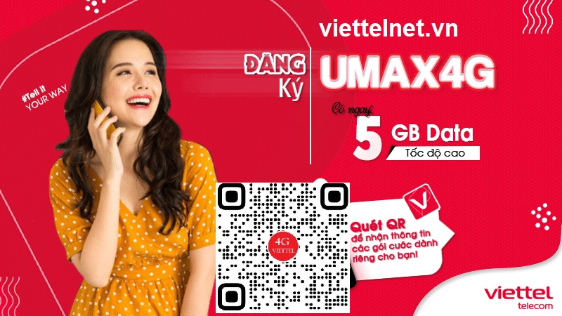 gói UMAX4G Viettel