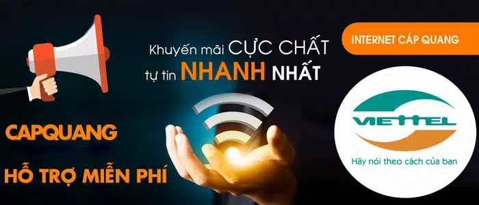 Lắp mạng Viettel Internet WiFi cáp quang giá tốt nhất tại Mỹ Đức, Hà Nội