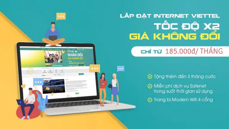 Lắp mạng Viettel Internet WiFi cáp quang giá tốt nhất tại Mỹ Đức, Hà Nội