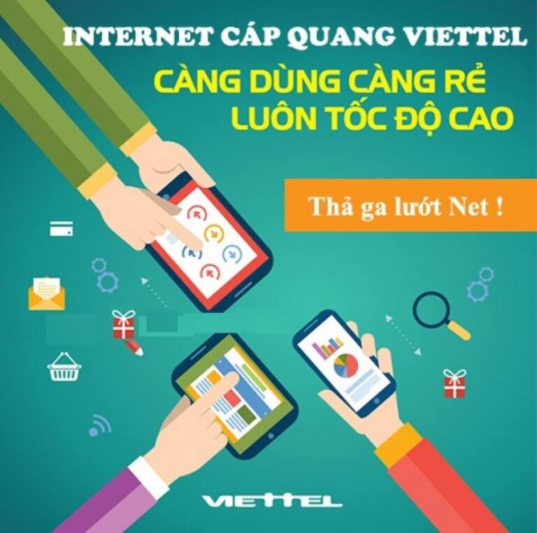 Lắp mạng Viettel Internet WiFi cáp quang tại Nam Từ Liêm