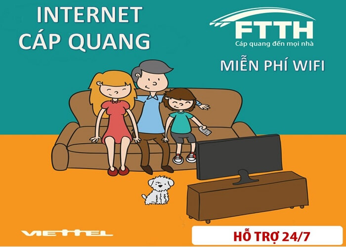 Lắp mạng Viettel Internet WiFi cáp quang tại Nam Từ Liêm