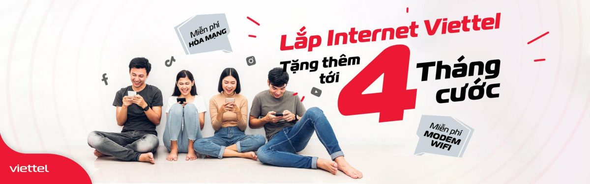 Lắp mạng Viettel Internet WiFi cáp quang tại Thanh Oai giá rẻ