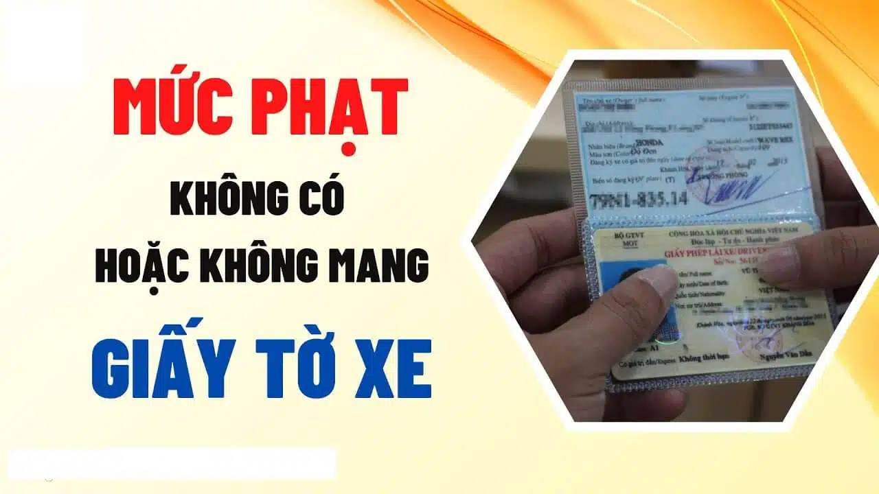 Giấy tờ xe ô tô gồm những gì_ Không mang phạt bao nhiêu