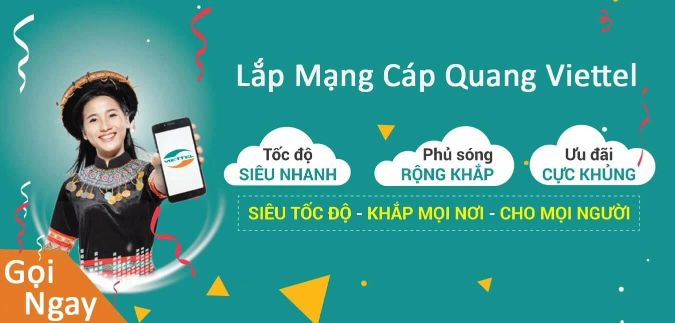 Lắp mạng Viettel Internet WiFi cáp quang tại Gia Lâm, Hà Nội