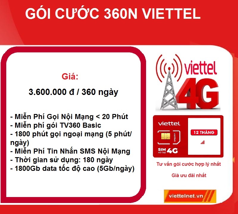 Gói 360N Viettel