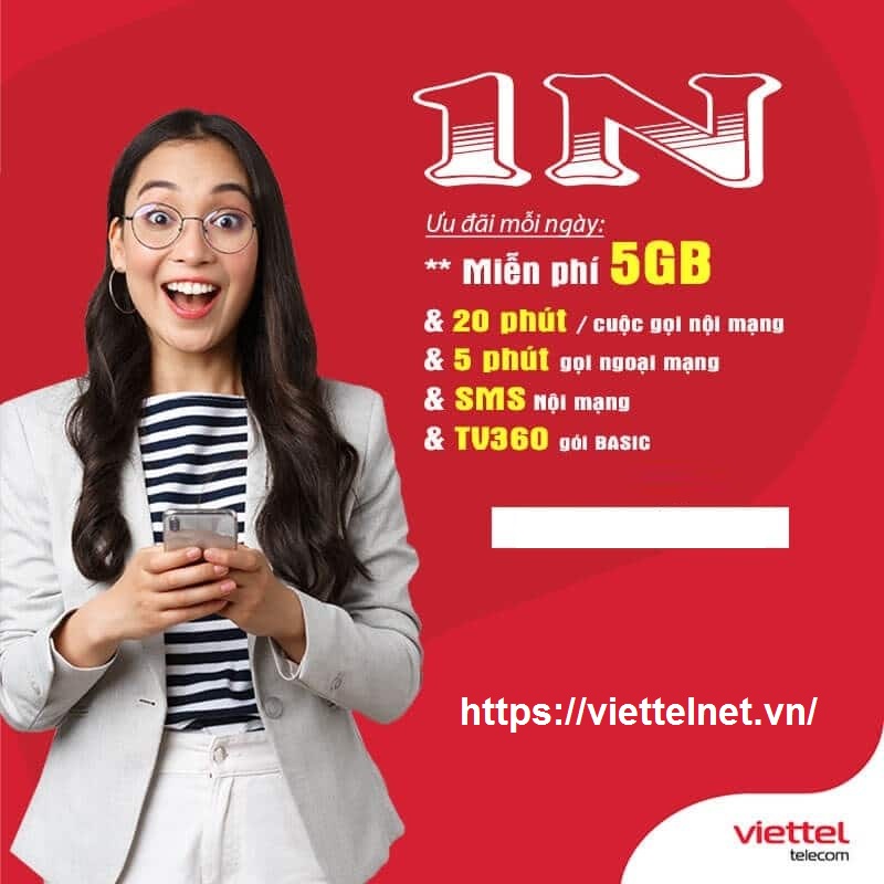 gói cước ngày 1N của Viettel