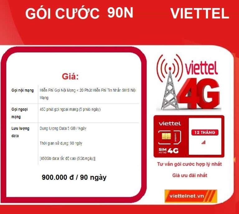 Gói 90N Viettel