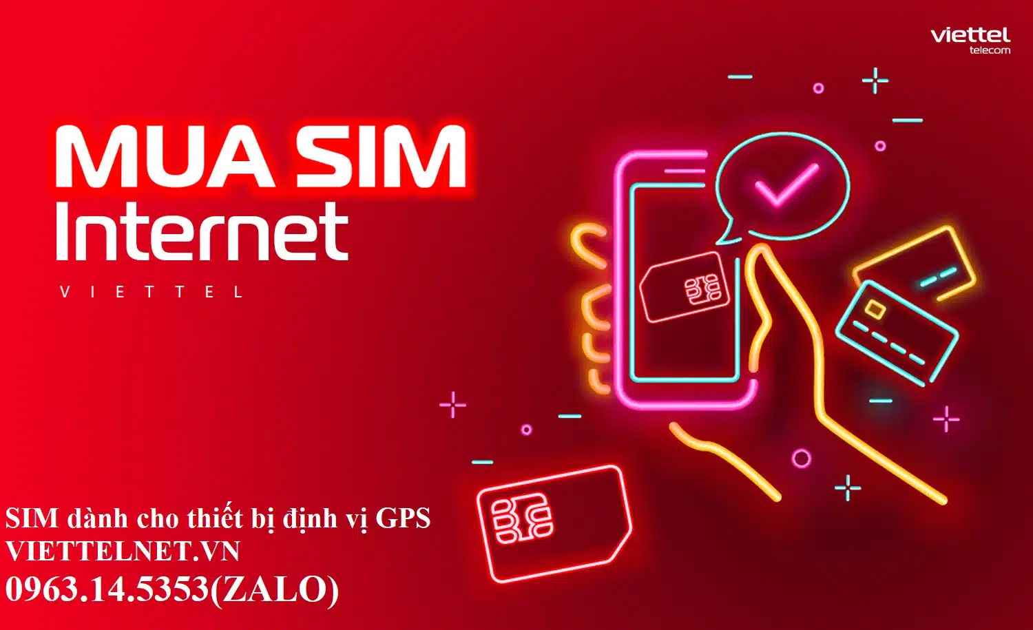 Sim DATA 4G VIETTEL CHỈ DANH CHO THIẾT BỊ ĐỊNH VỊ