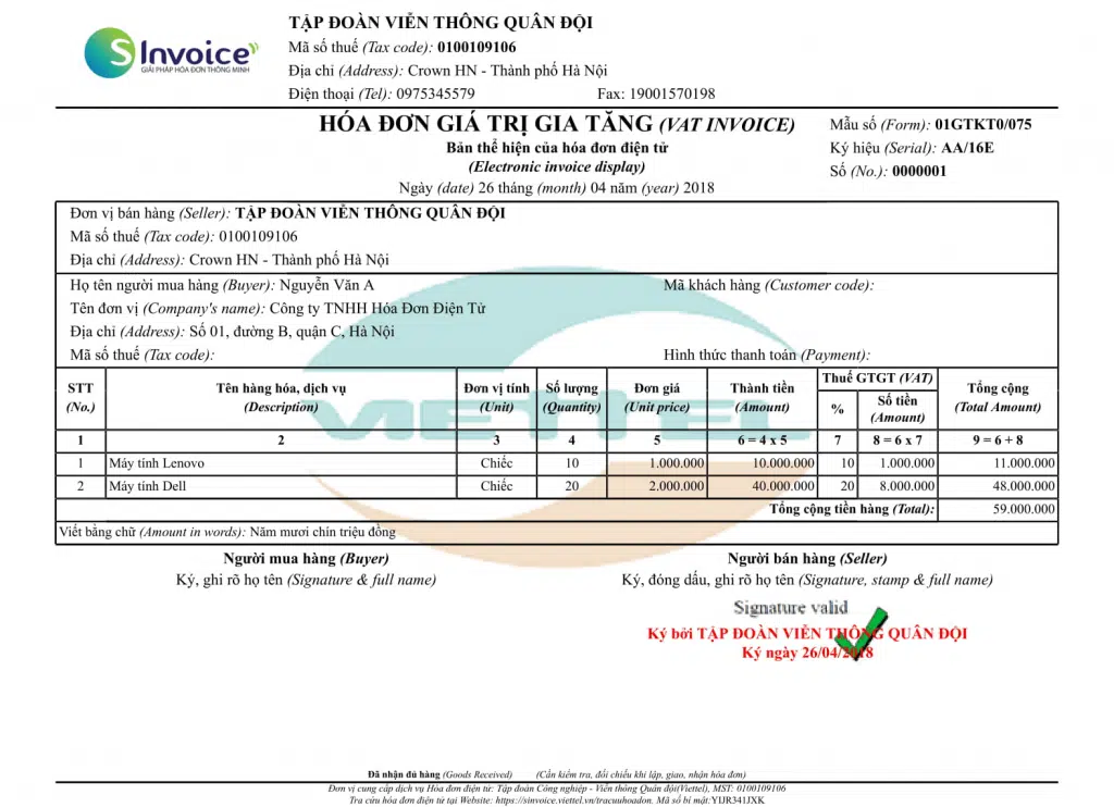 Cách viết hóa đơn điện tử dịch vụ ăn uống, nhà hàng 2023