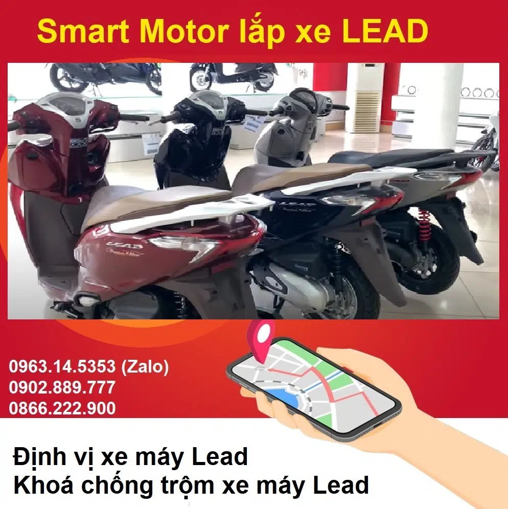 Khóa chống trộm xe máy thông minh LEAD Viettel