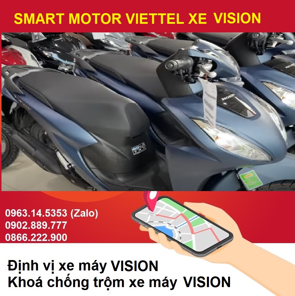 Khóa chống trộm xe máy thông minh Vision Viettel