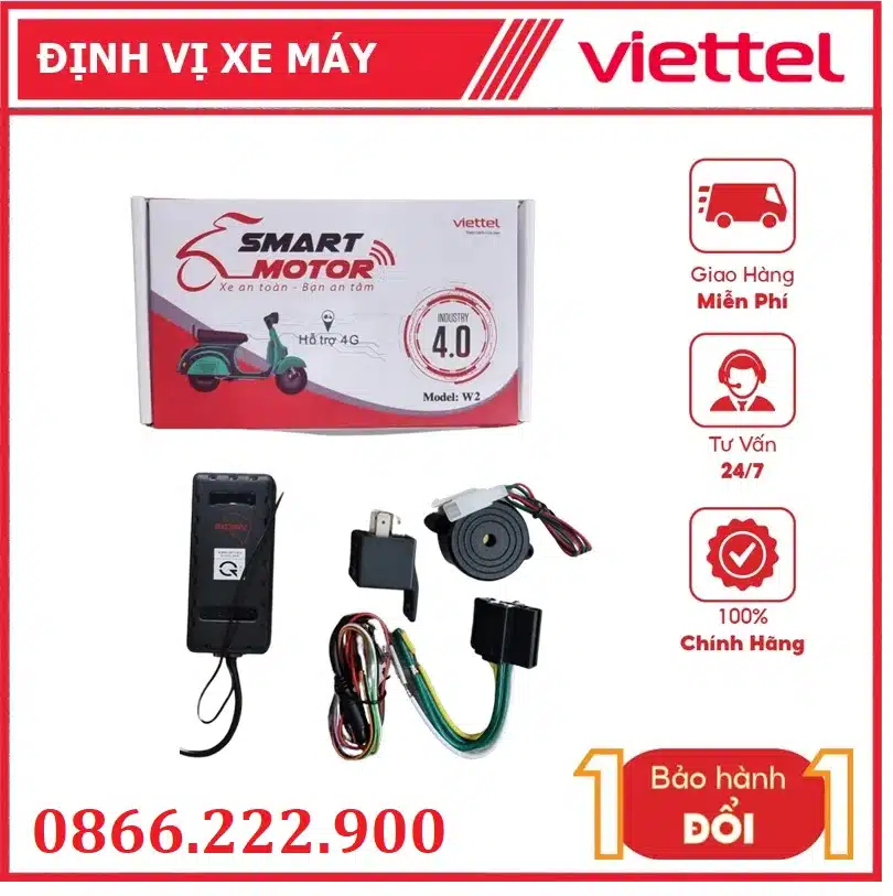 Bộ khóa định vị - chống trộm xe máy Viettel