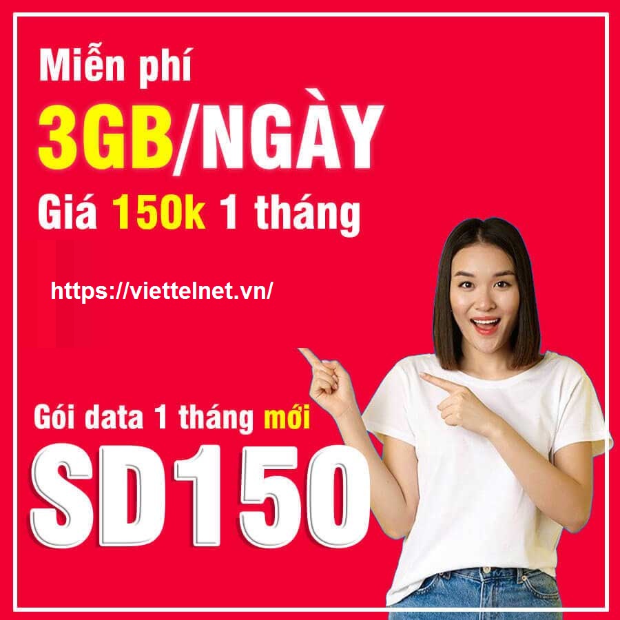 đăng ký SD150 của nhà mạng Viettel