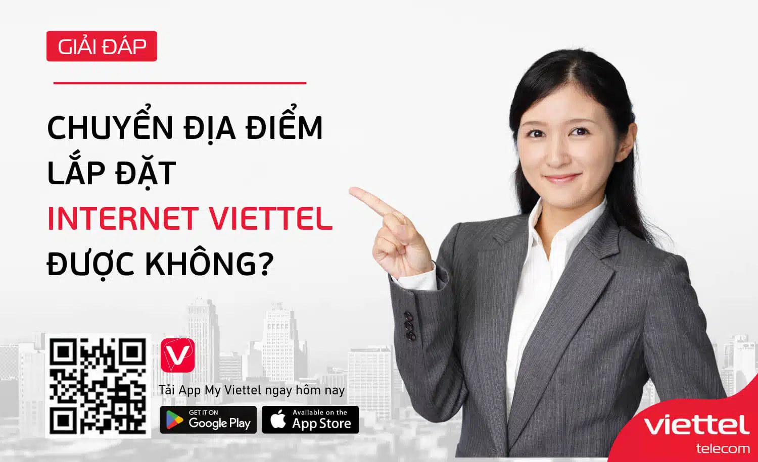 Thủ tục để chuyển địa chỉ lắp đặt Internet Viettel sang địa điểm mới 