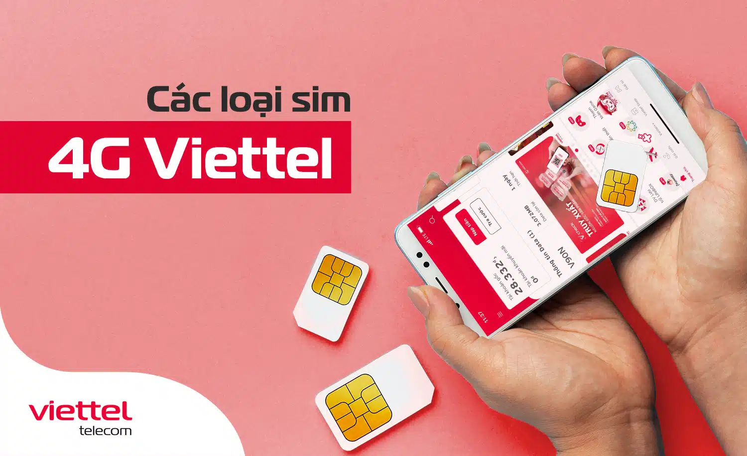 Sim Viettel du lịch