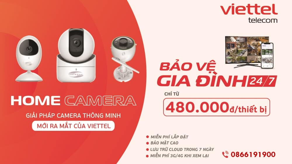 Dịch vụ lưu trữ Cloud Camera Viettel trực tuyến & Bảng giá