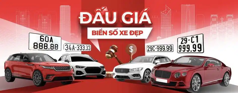 Giá mua biển số xe ô tô đẹp - Đấu giá biển số xe siêu đẹp