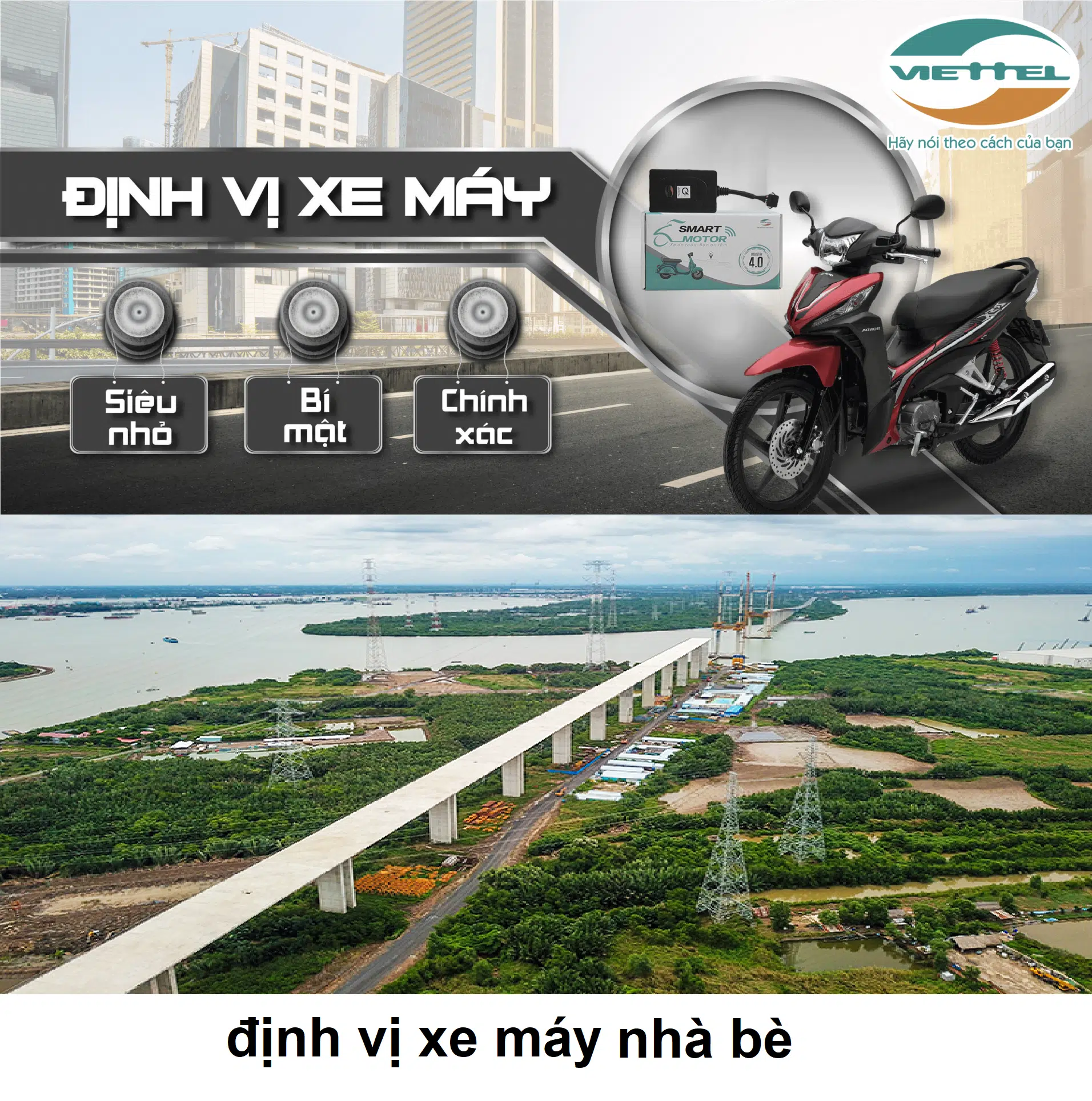 định vị xe máy nhà bè