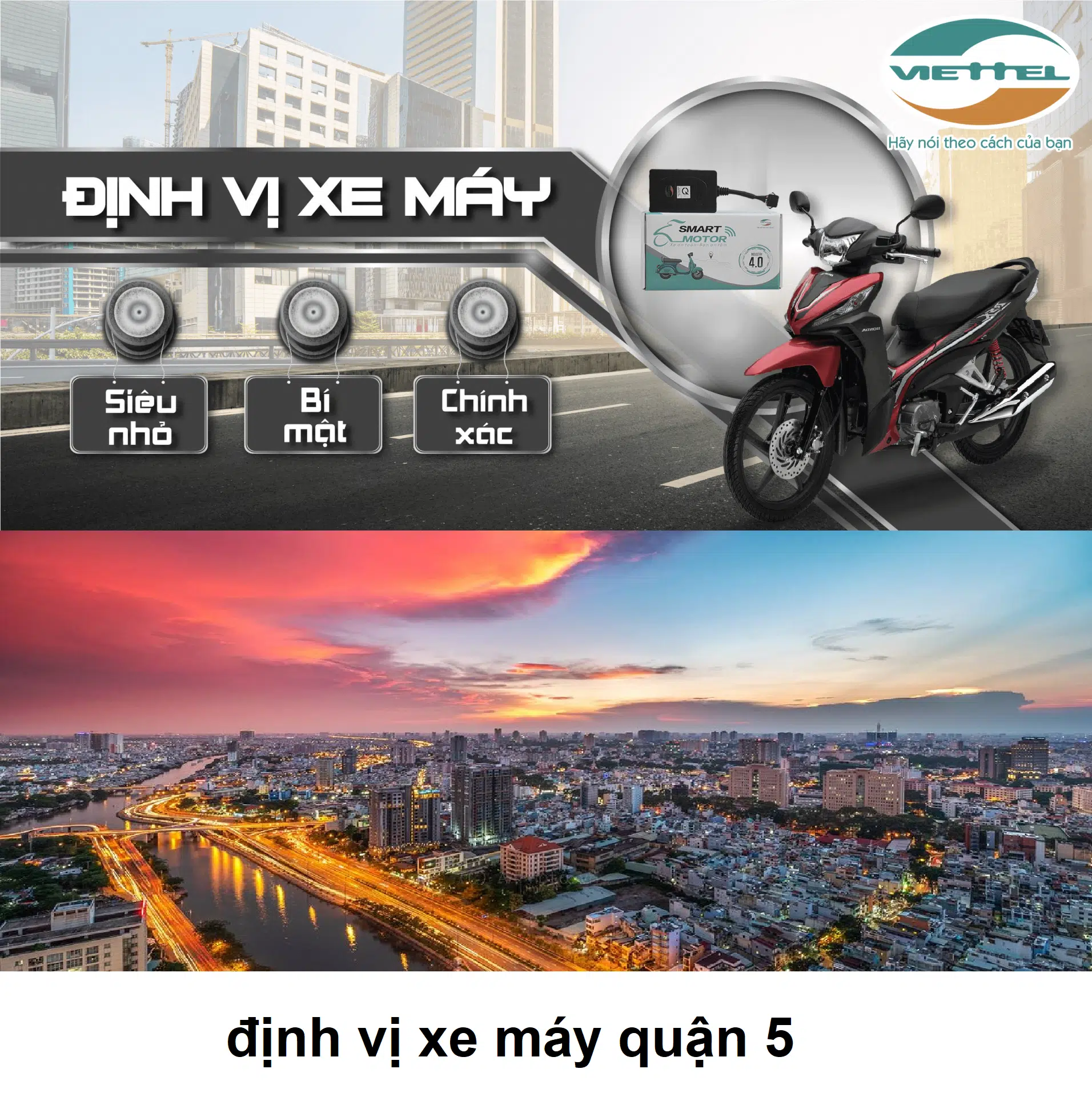 định vị xe máy quận 5