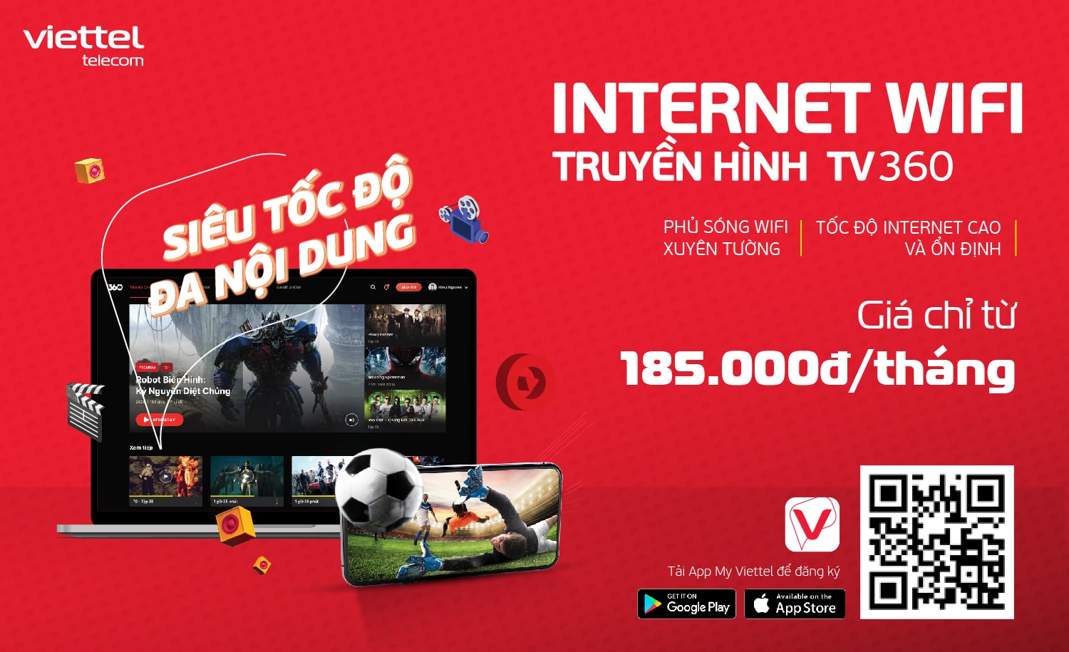 Dịch vụ Internet của Viettel Điện Biên đem lại những trải nghiệm hấp dẫn Dịch vụ Internet của Viettel Điện Biên đem lại những trải nghiệm hấp dẫn