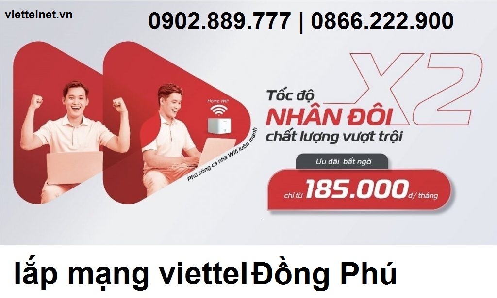 lắp mạng viettel Đồng Phú