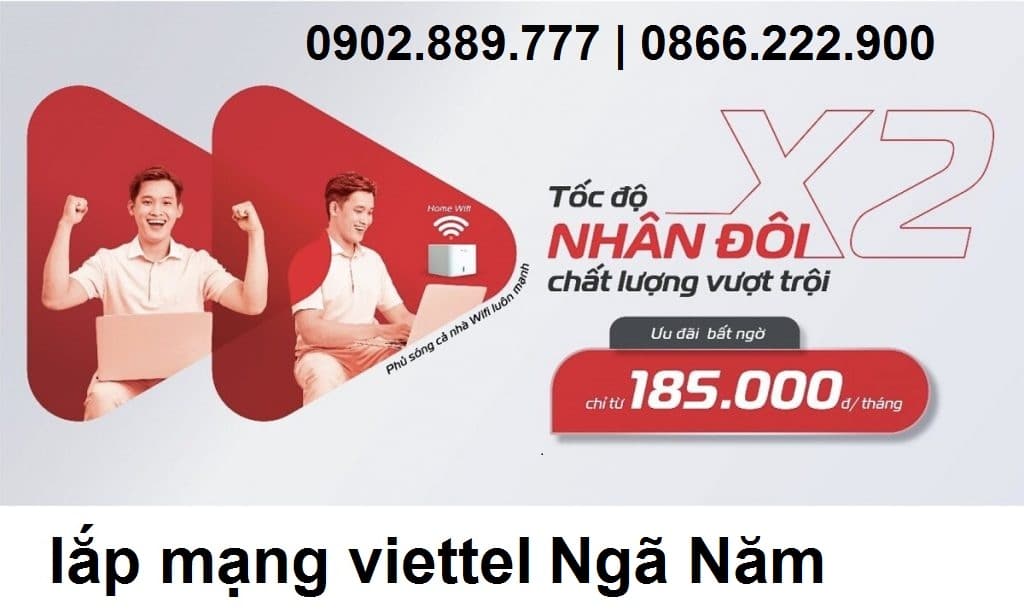 lắp mạng viettel ngã năm