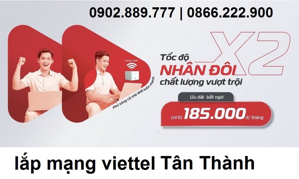 lắp mạng viettel tân thành