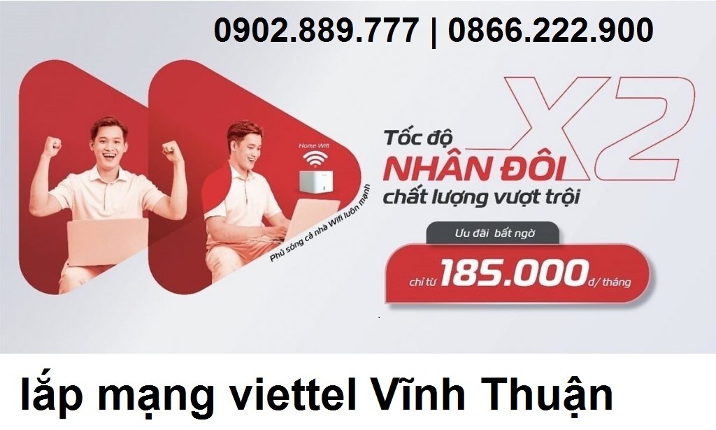 lắp mạng viettel Vĩnh Thuận