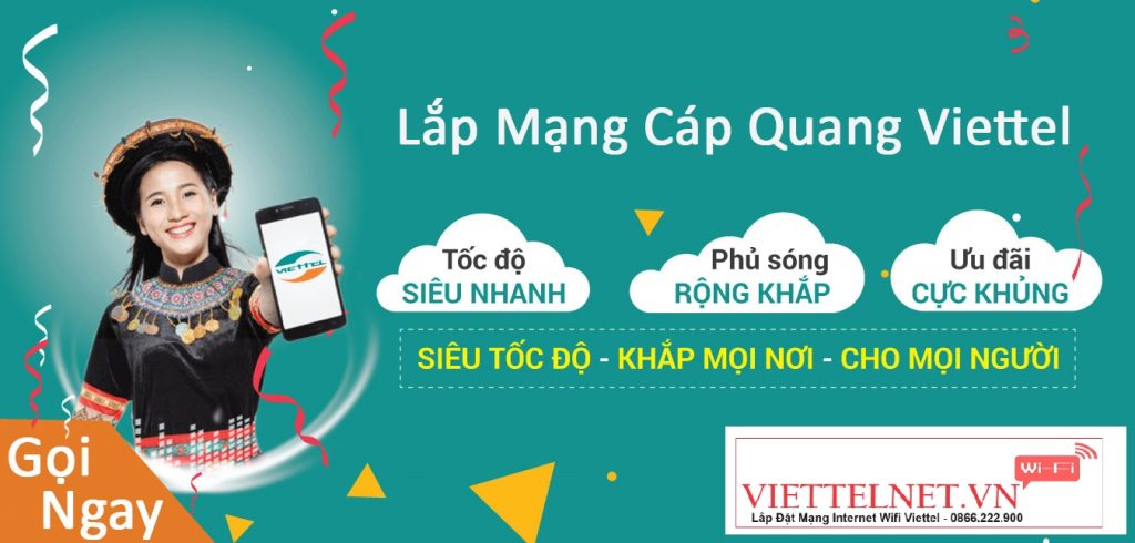 Lắp đặt mạng cáp quang Viettel tại Hà Tĩnh với giá cực ưu đãi