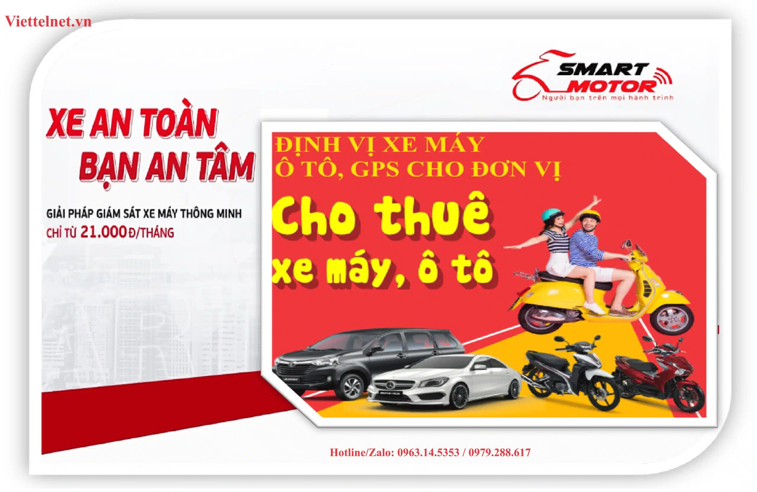 Thiết bị định vị cho đơn vị cho thuê xe máy, cho thuê xe ô tô