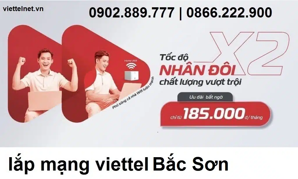 lắp mạng viettel Bắc Sơn