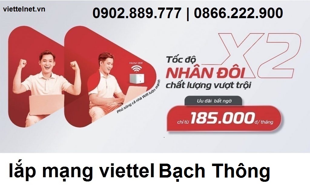 lắp mạng Viettel Bạch Thông