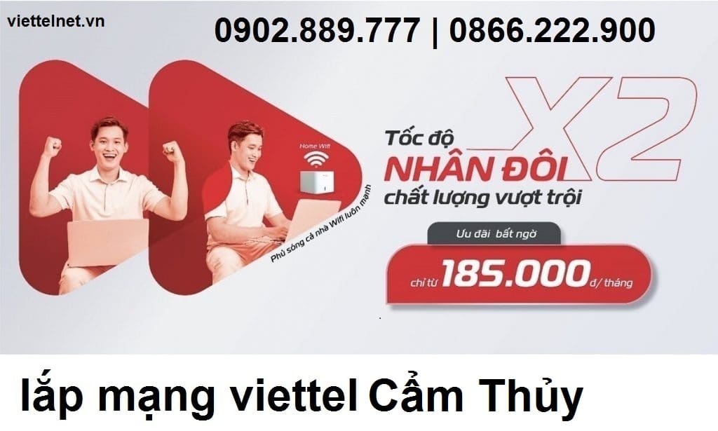 lắp mạng viettel Cẩm Thủy