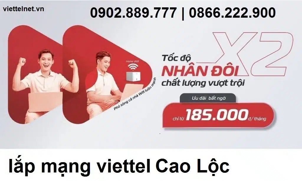 lắp mạng viettel Cao Lộc