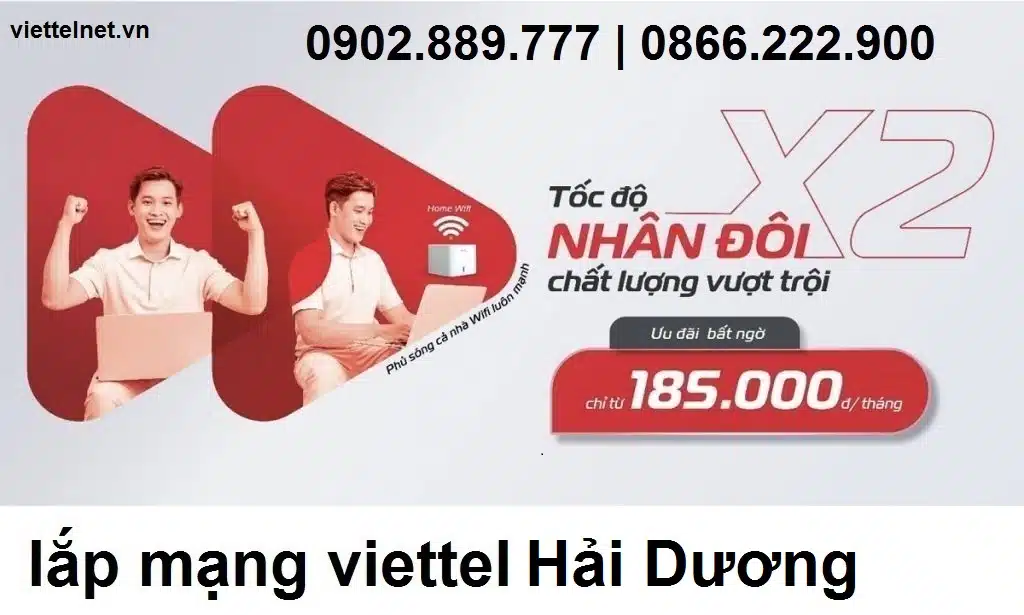 lắp mạng viettel Hải Dương