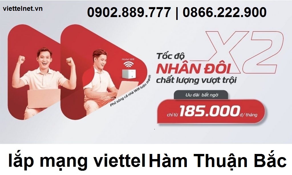 lắp mạng viettel Hàm Thuận Bắc