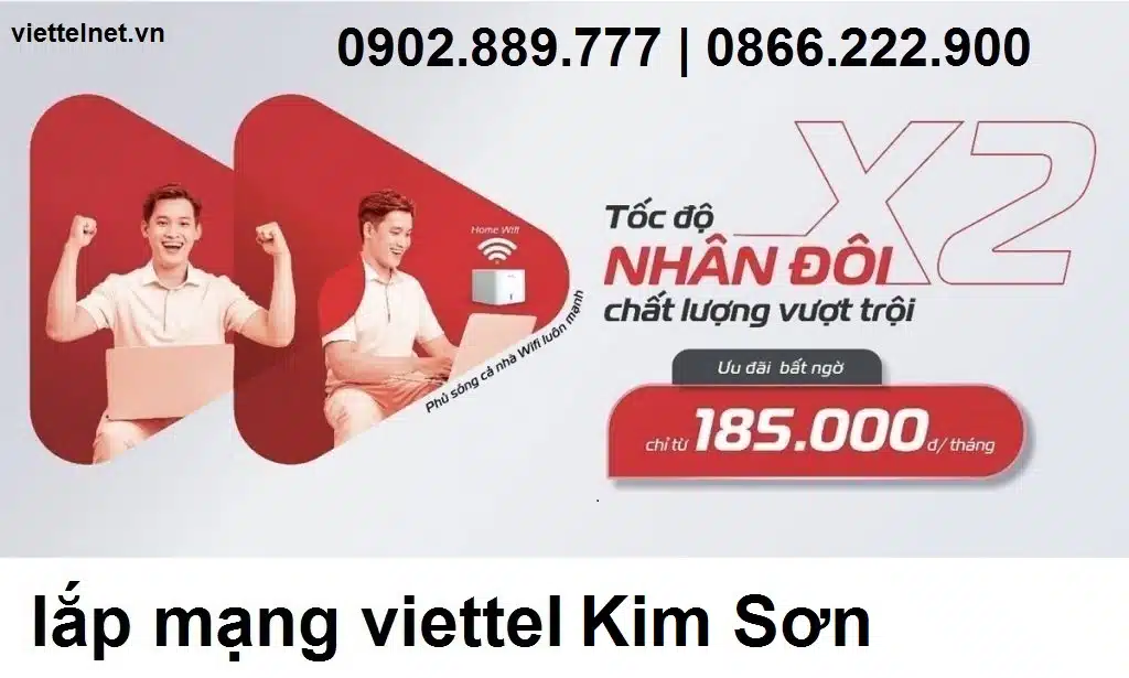 lắp mạng viettel Kim Sơn