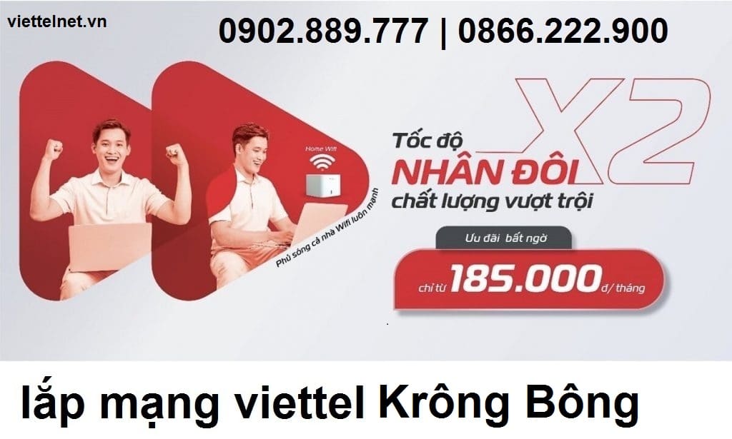 lắp mạng viettel Krông Bông