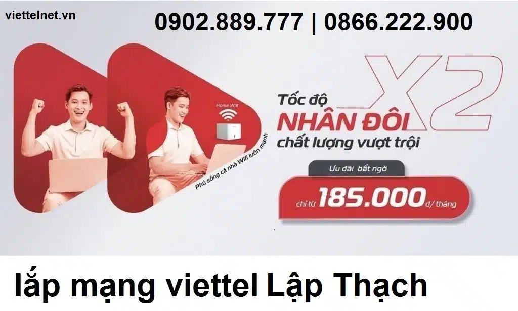 lắp mạng viettel Lập Thạch